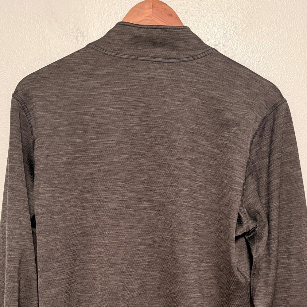 REI‎ Co-op Quarter Zip Pullover Medium Gray Fleece Layering Fall Winter Athletic - Picture 4 of 7